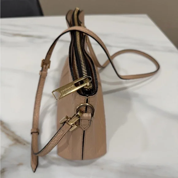 Burberry classic in pale blush/soft taupe w/polished gold accents - Picture 7 of 9